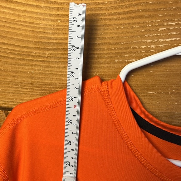 All in Motion Men's XL Performance Athletic Workout Short‎ Sleeve Orange T-shirt - Picture 4 of 8